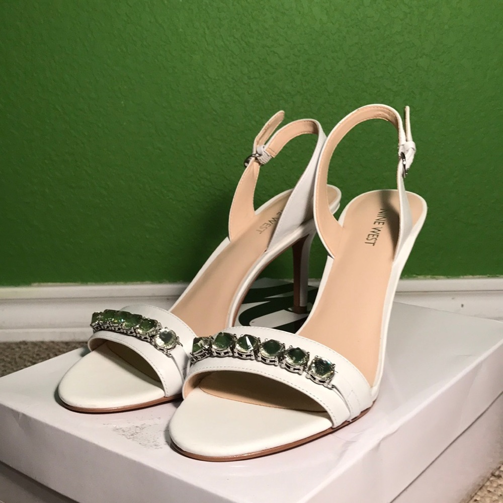 Nine West Ganiston Heel perfect for Dîner en Blanc